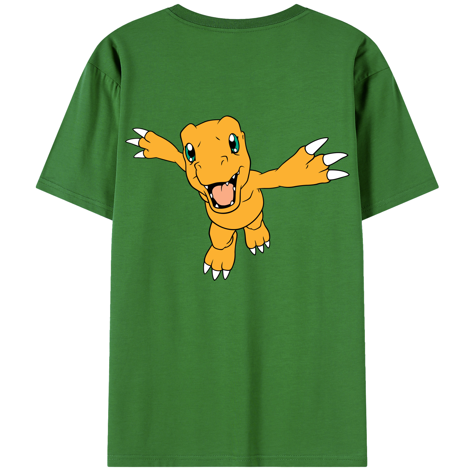 （画像用） Digimon デジタルモンスター/デジモン レディース半袖Tシャツ(バックプリント)